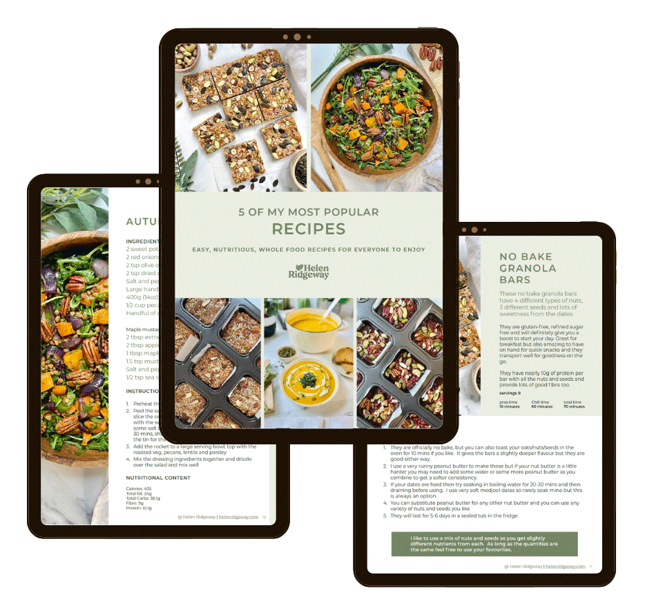 ebook recipe mockup