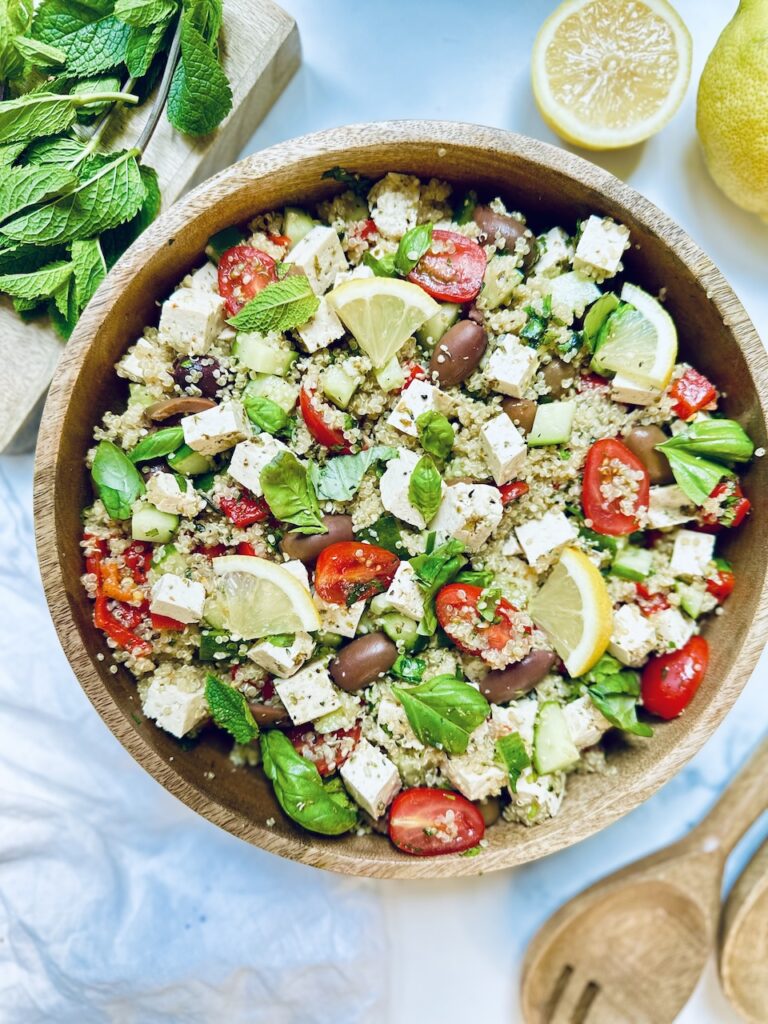 Mediterranean Tofu Salad