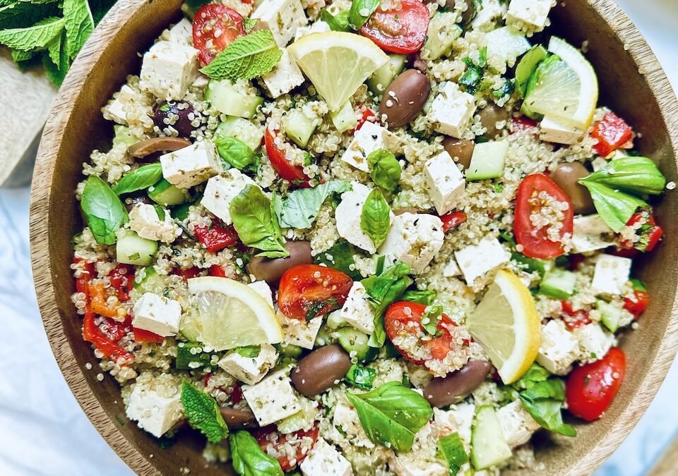 Mediterranean Tofu Salad