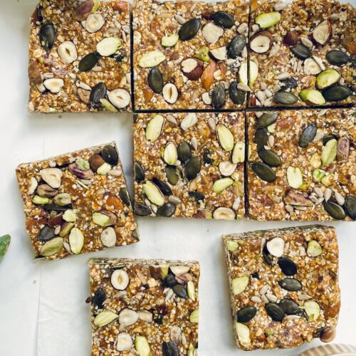 No Bake granola oat bars