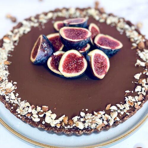 vegan chocolate tart