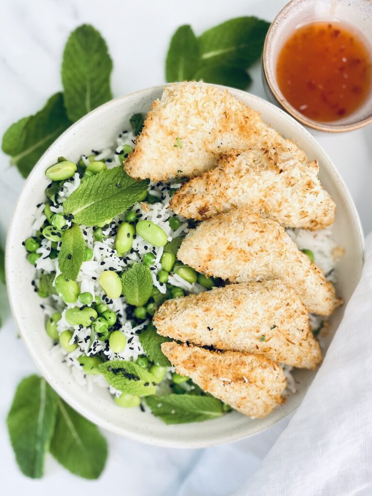 coconut tofu airfryer
