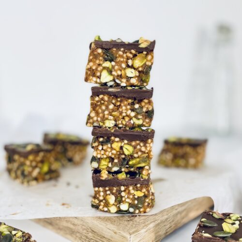 puffed quinoa bars