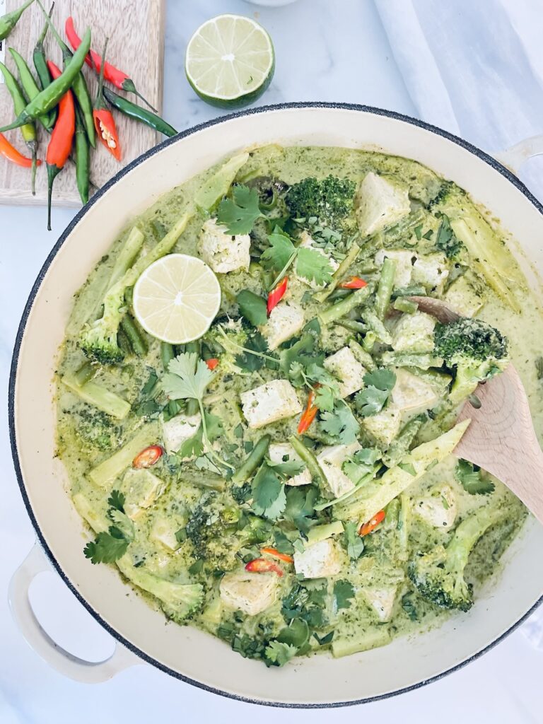 Tofu Green Thai Curry