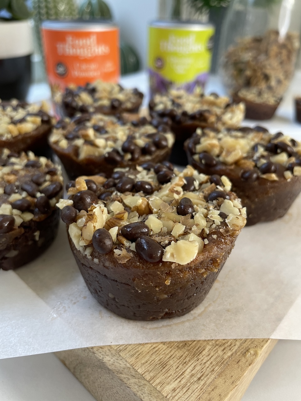 Almond Butter Brownie Cups almond butter brownie