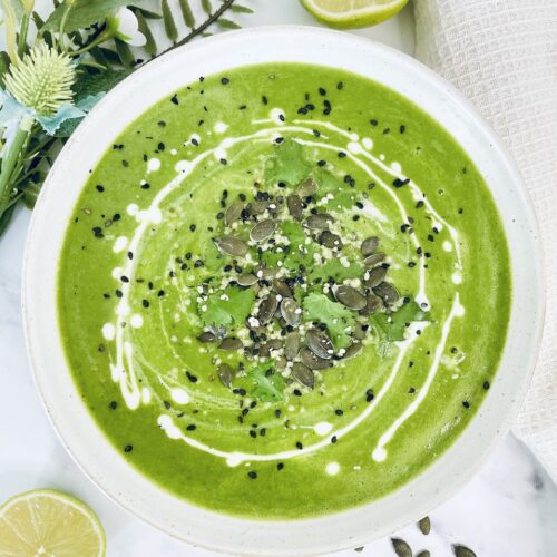 green soup blended