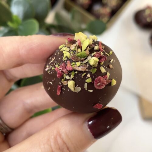 date caramel truffle energy ball