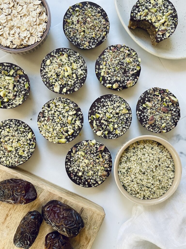hemp & pistachio cups