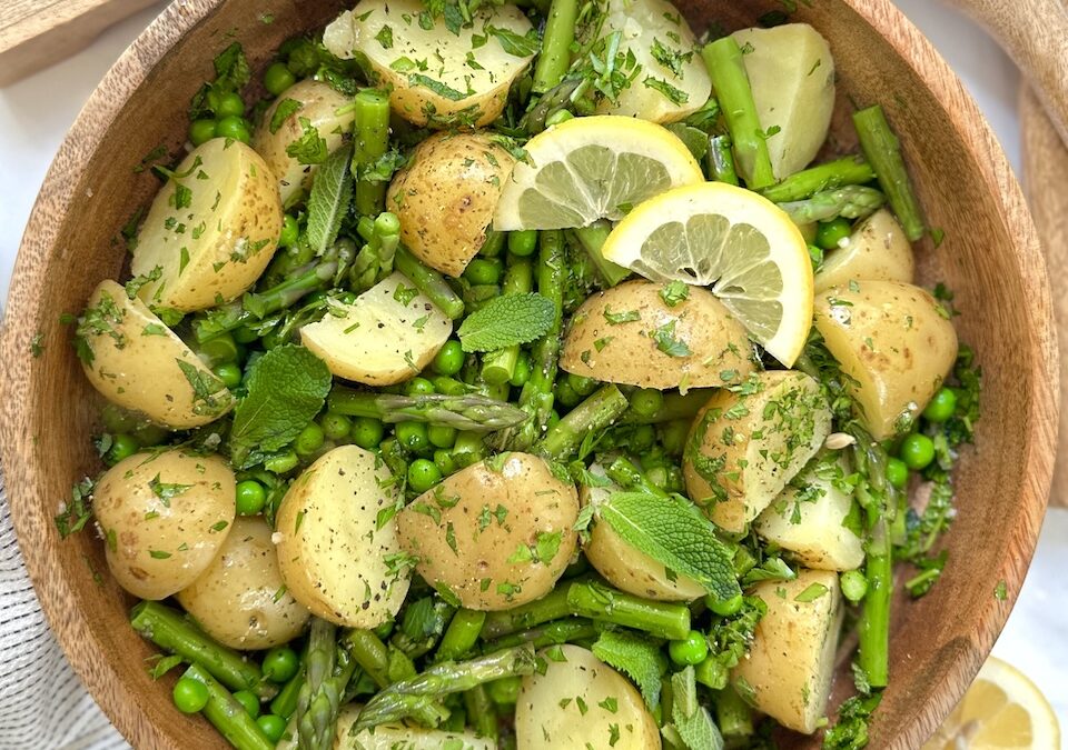 Herby Potato Salad (no mayo)