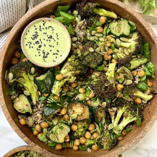 roasted brocoli salad