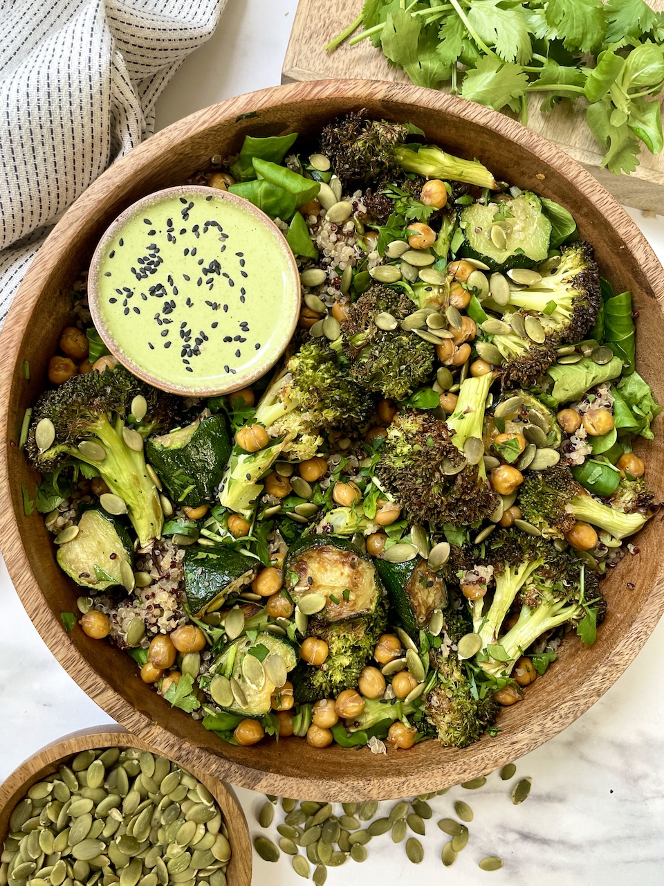 Roasted Broccoli Salad 