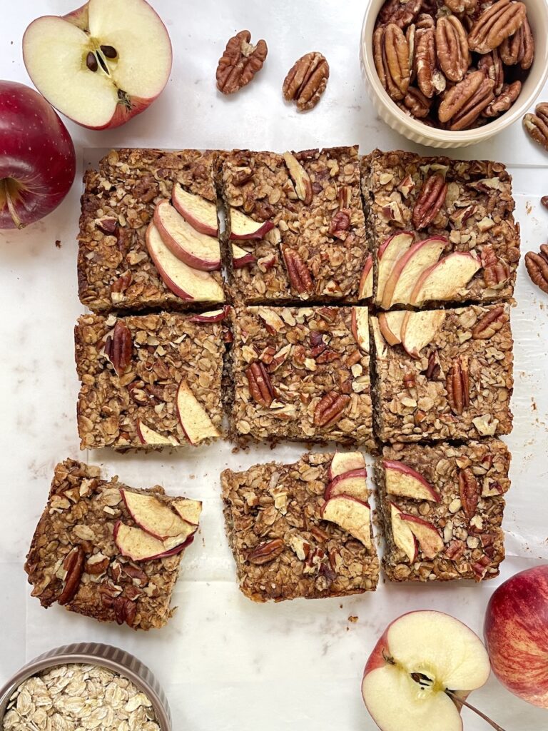 Apple pecan bars