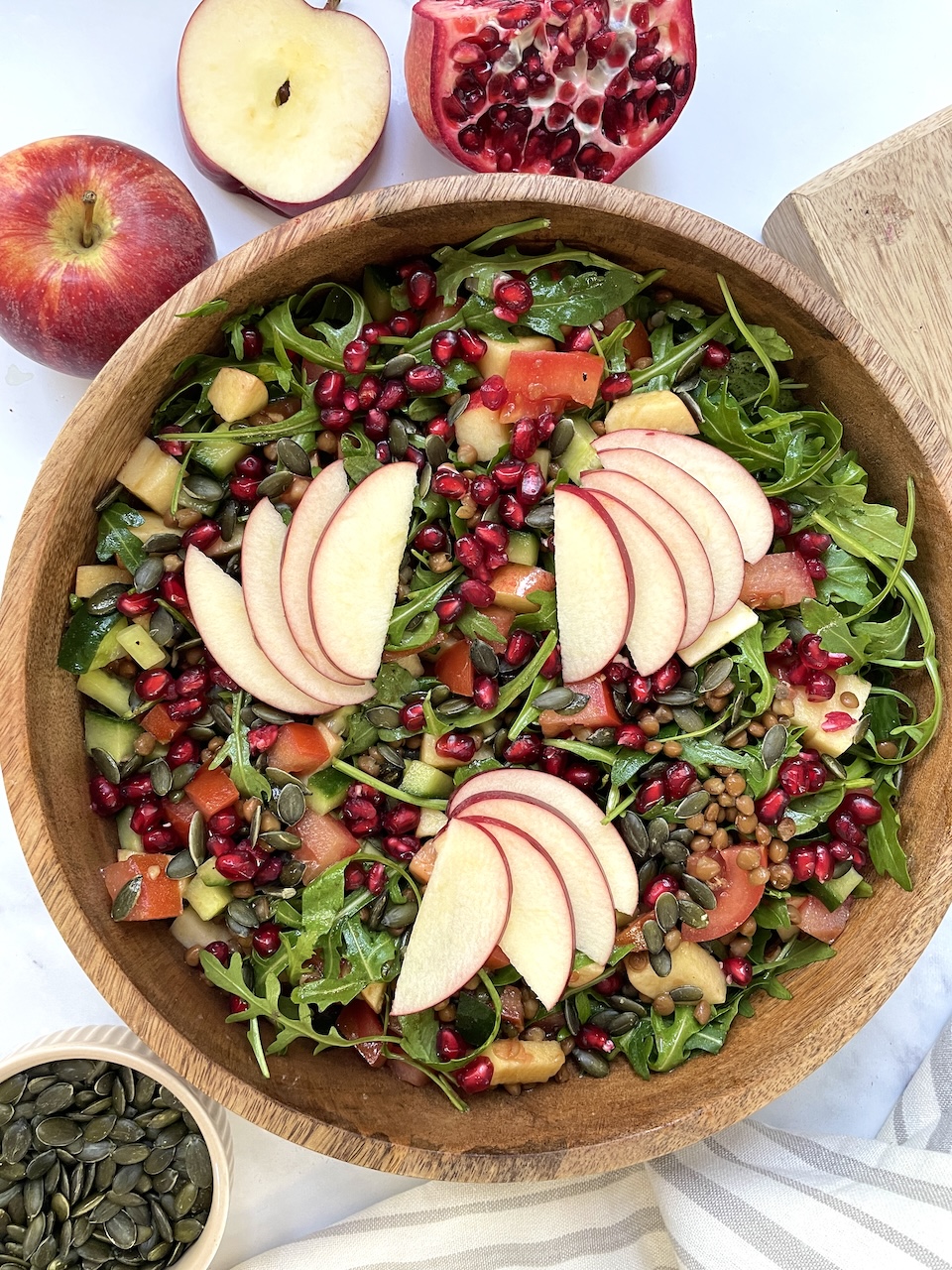 5 Minute Lentil & Apple Salad