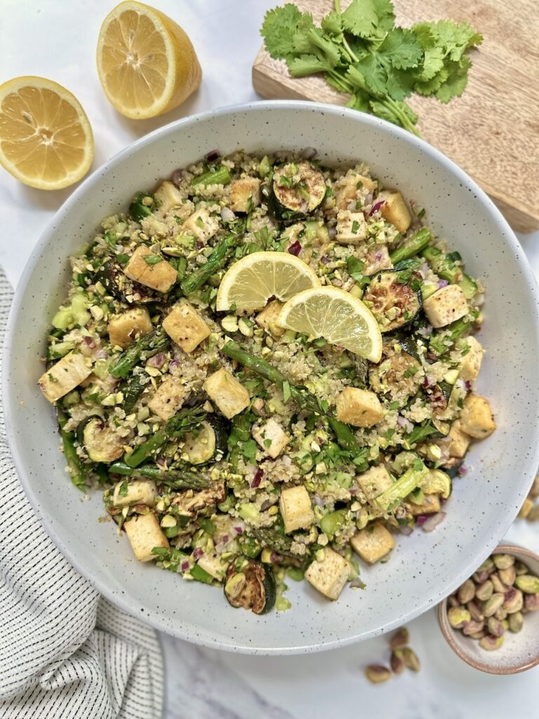 Pistachio and Lemon Herby Quinoa
