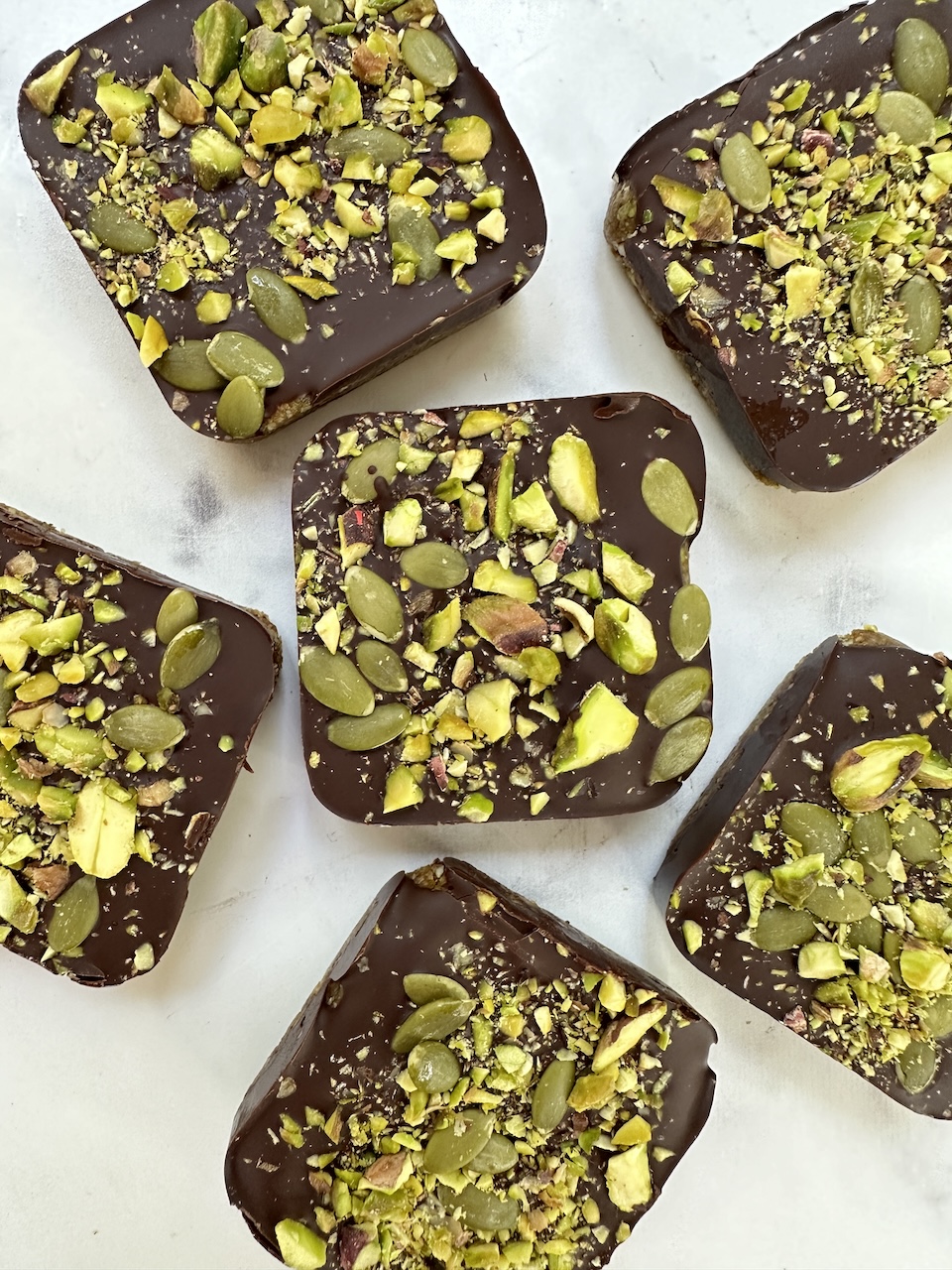 pistachio and pumkin bars pistachio pumpkin seed no bake bars