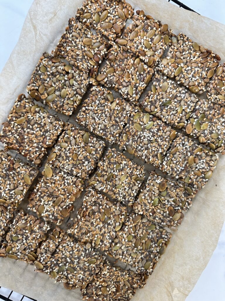 Seeded Crackers with Rosemary