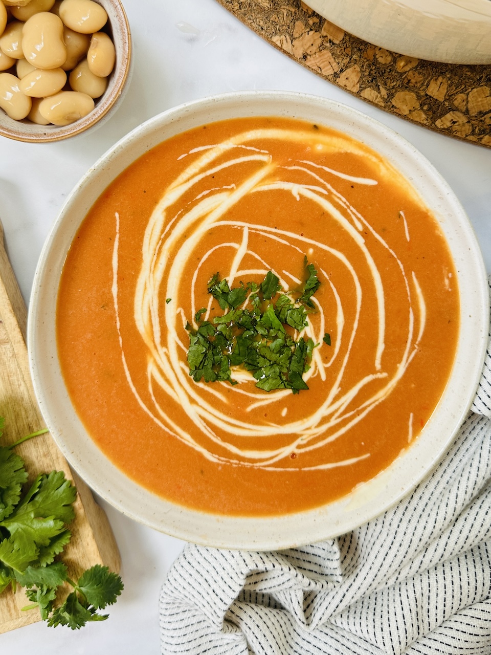 roasted tomato red pepper soup
