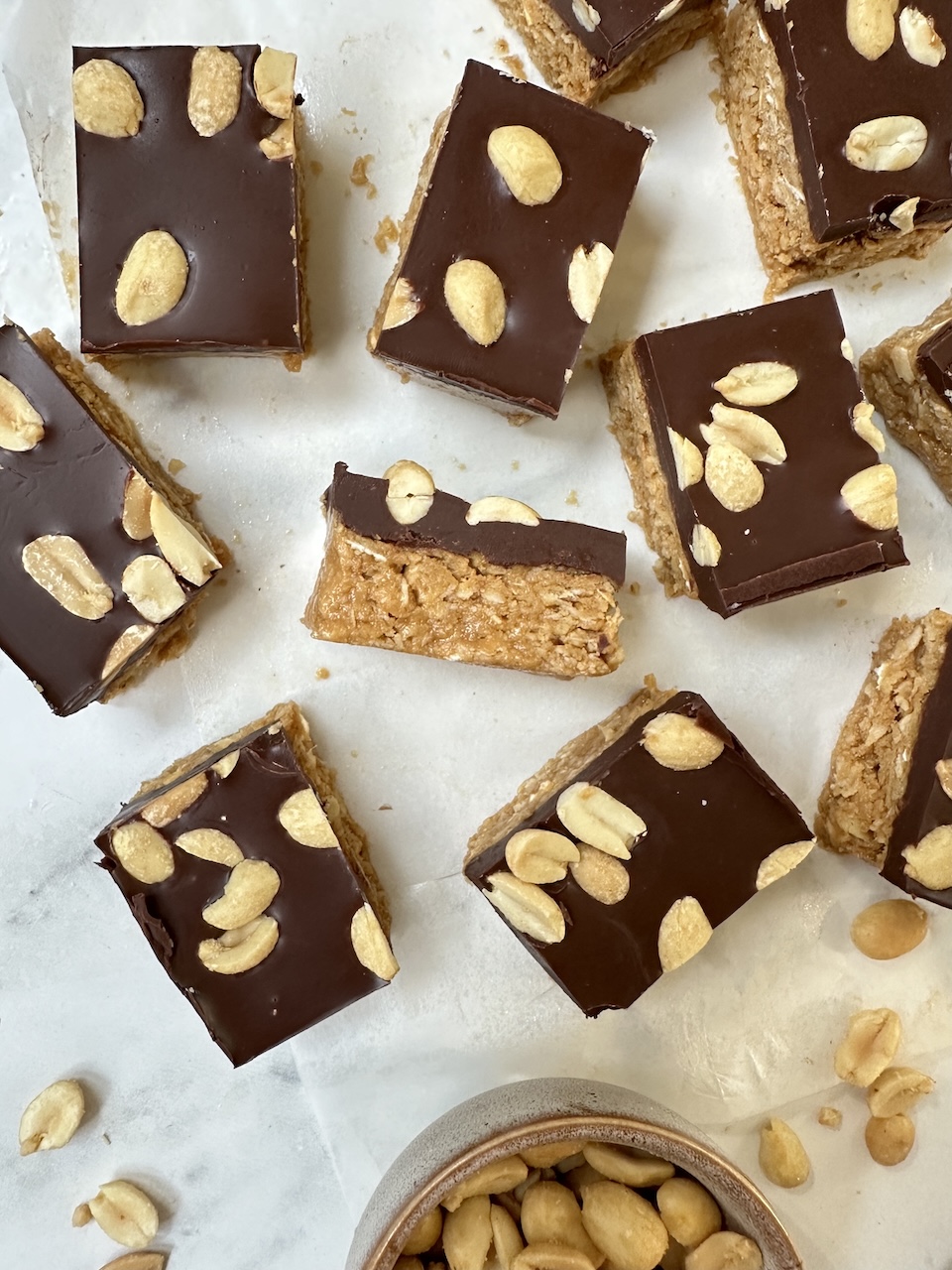 5 ingredient peanut butter bars