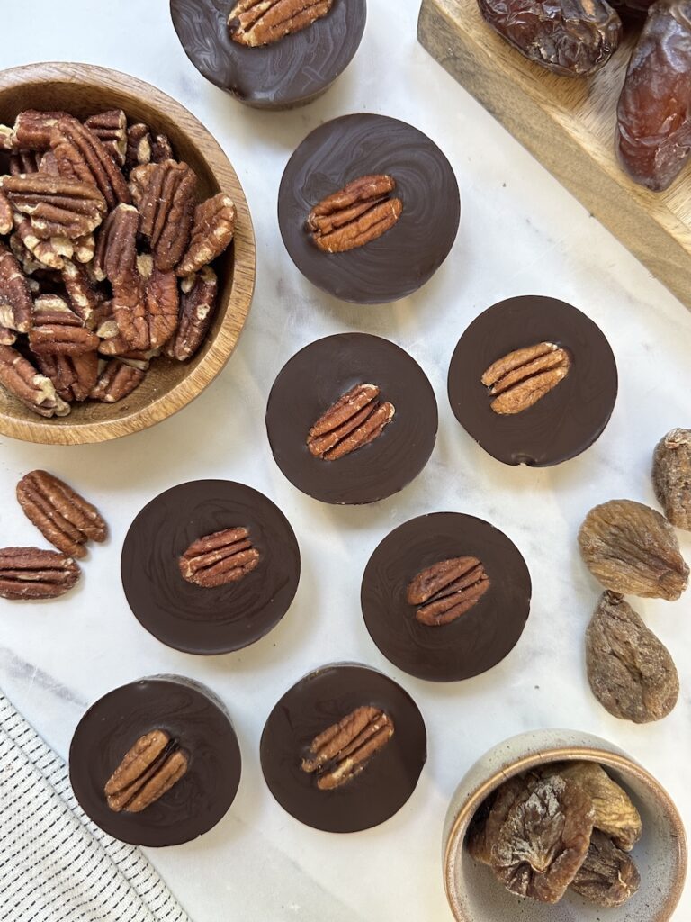 4 Ingredient Fig & Pecan Cups