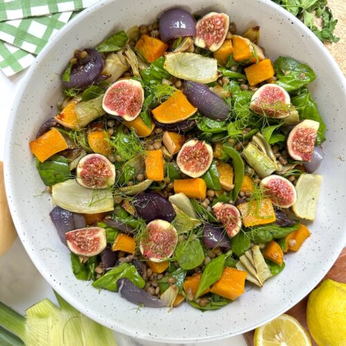 autumn salad fig and fennel
