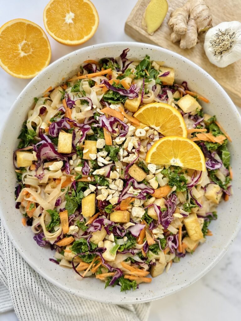 Orange & Ginger Tofu Noodles
