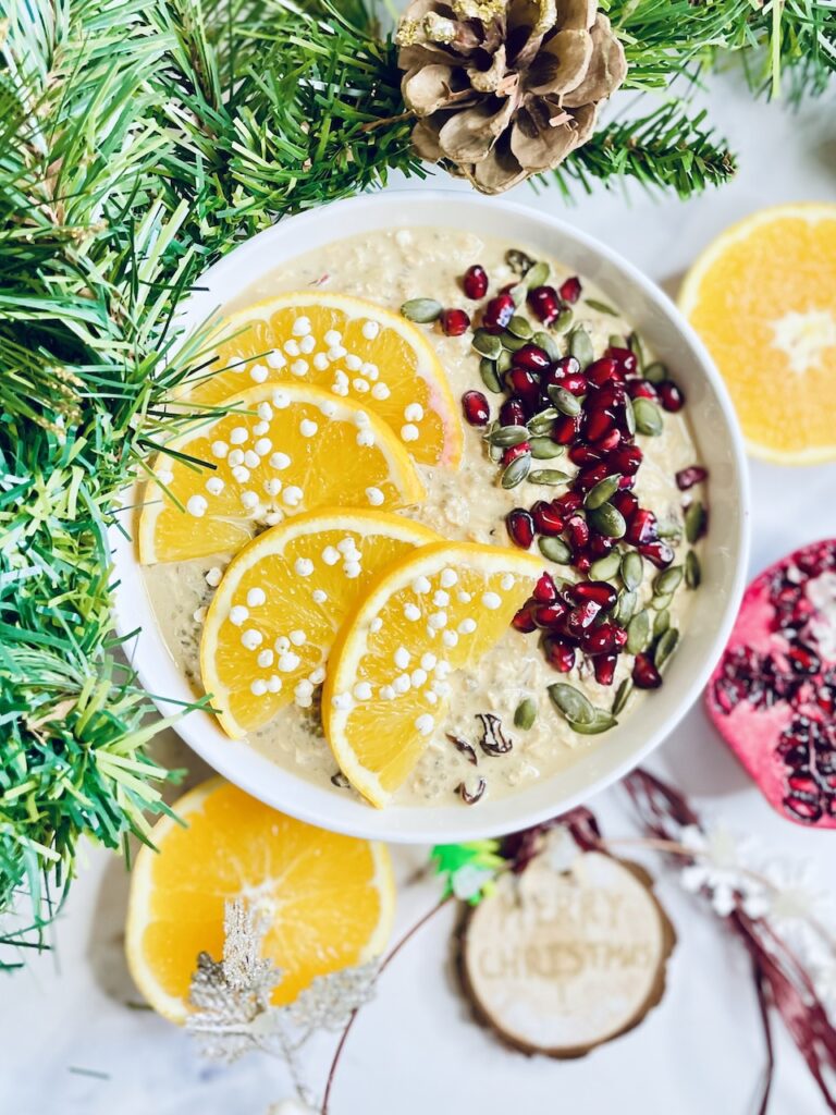 Christmas Overnight Oats