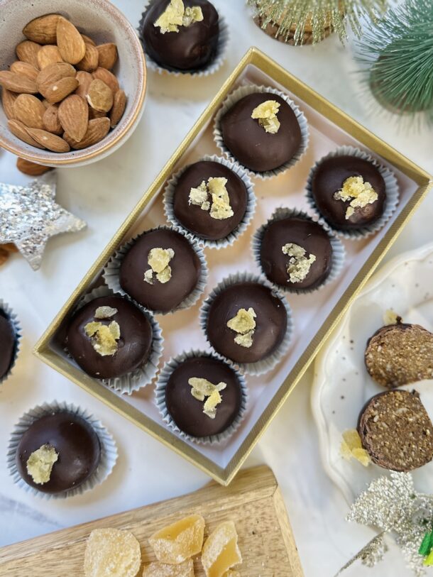 Easy Gingerbread Truffles