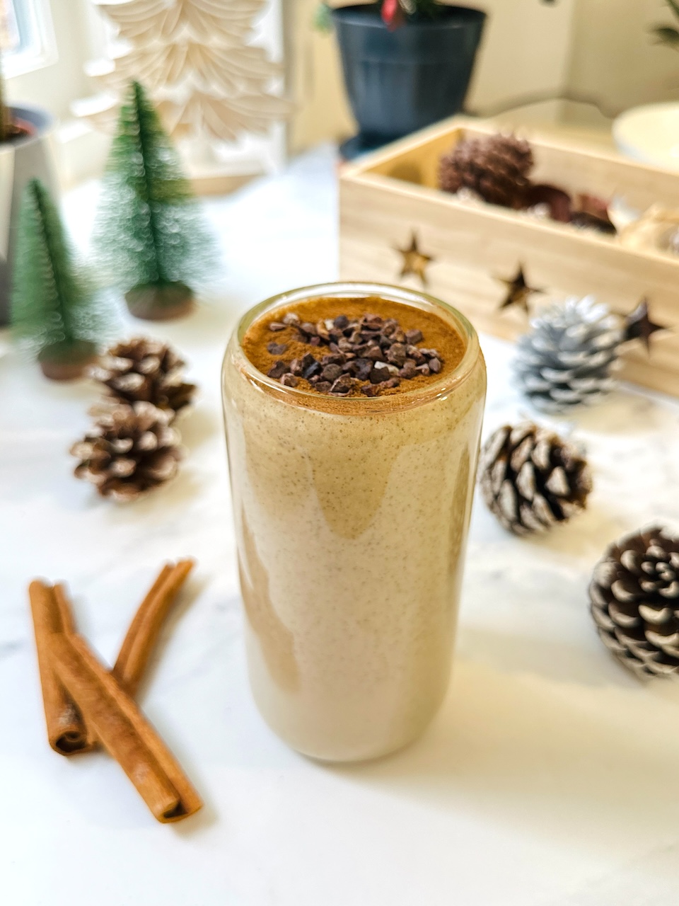 high protein gingerbread smoothie