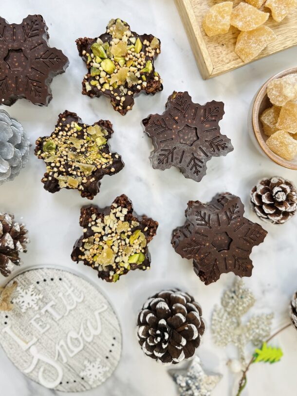 Festive Puffed Quinoa Bars