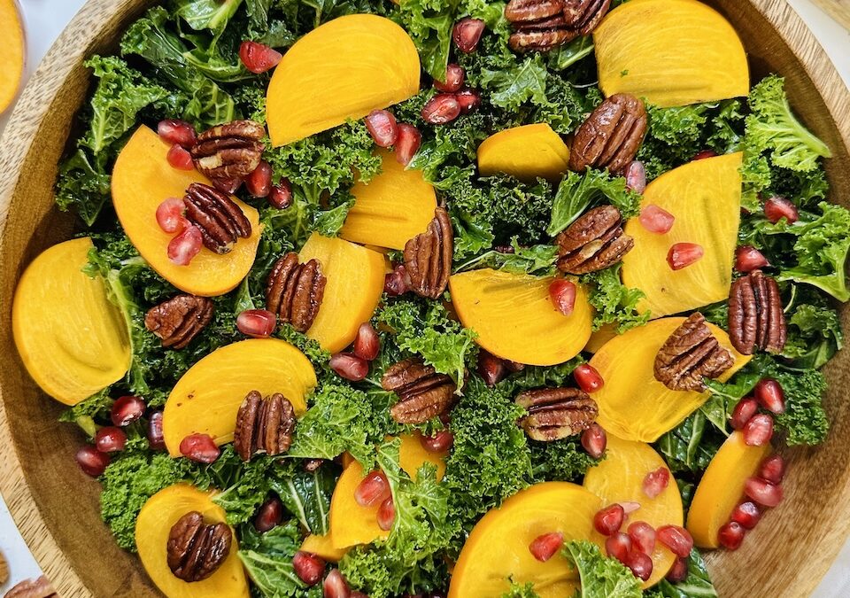 Kale & Persimmon Salad
