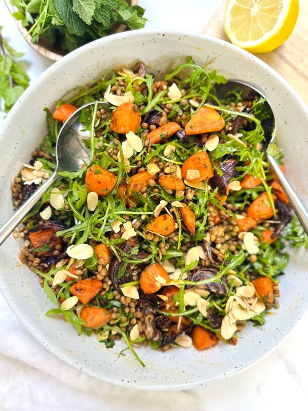 Spiced Carrot & Lentil Salad