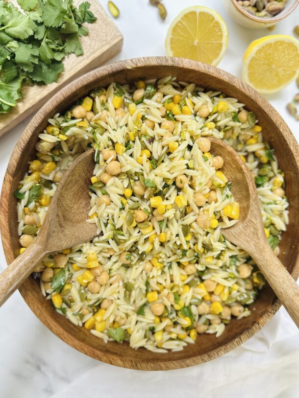 Lemon & Pistachio Orzo Salad