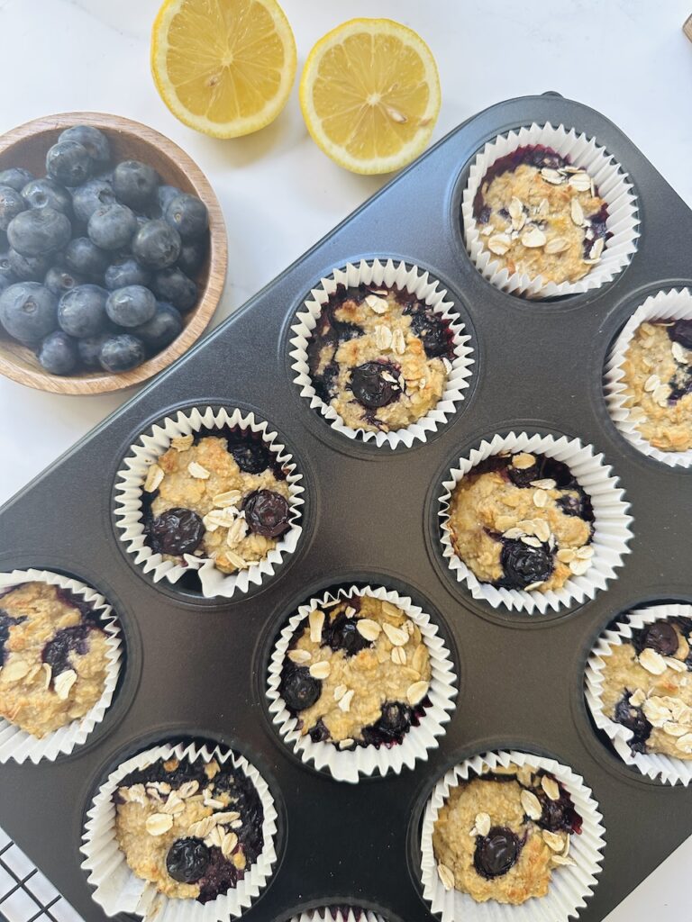 healthy oat muffin