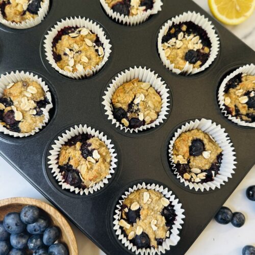 healthy oat muffin