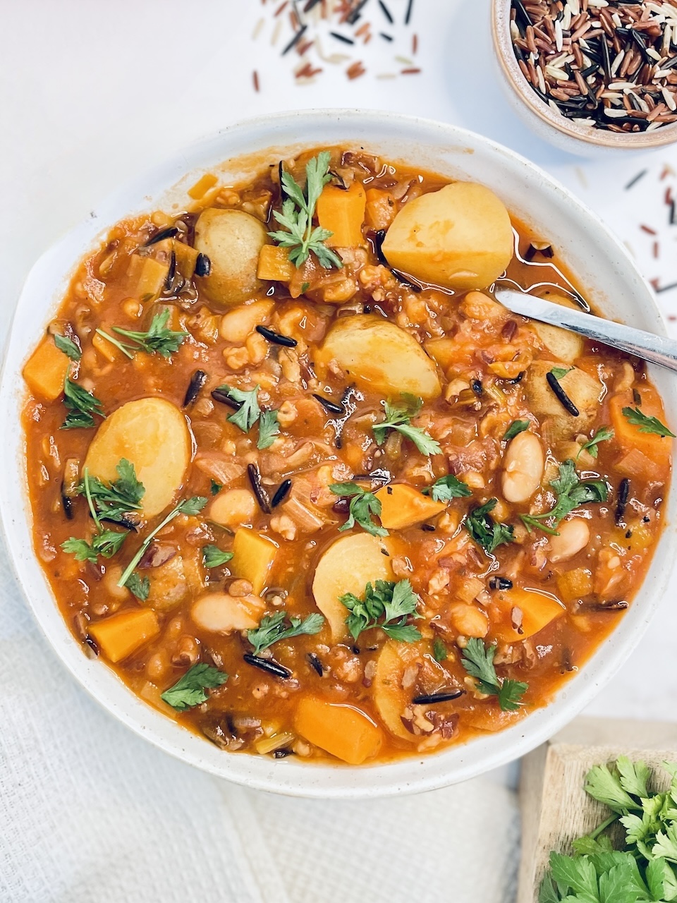 Italian Wild Rice Soup