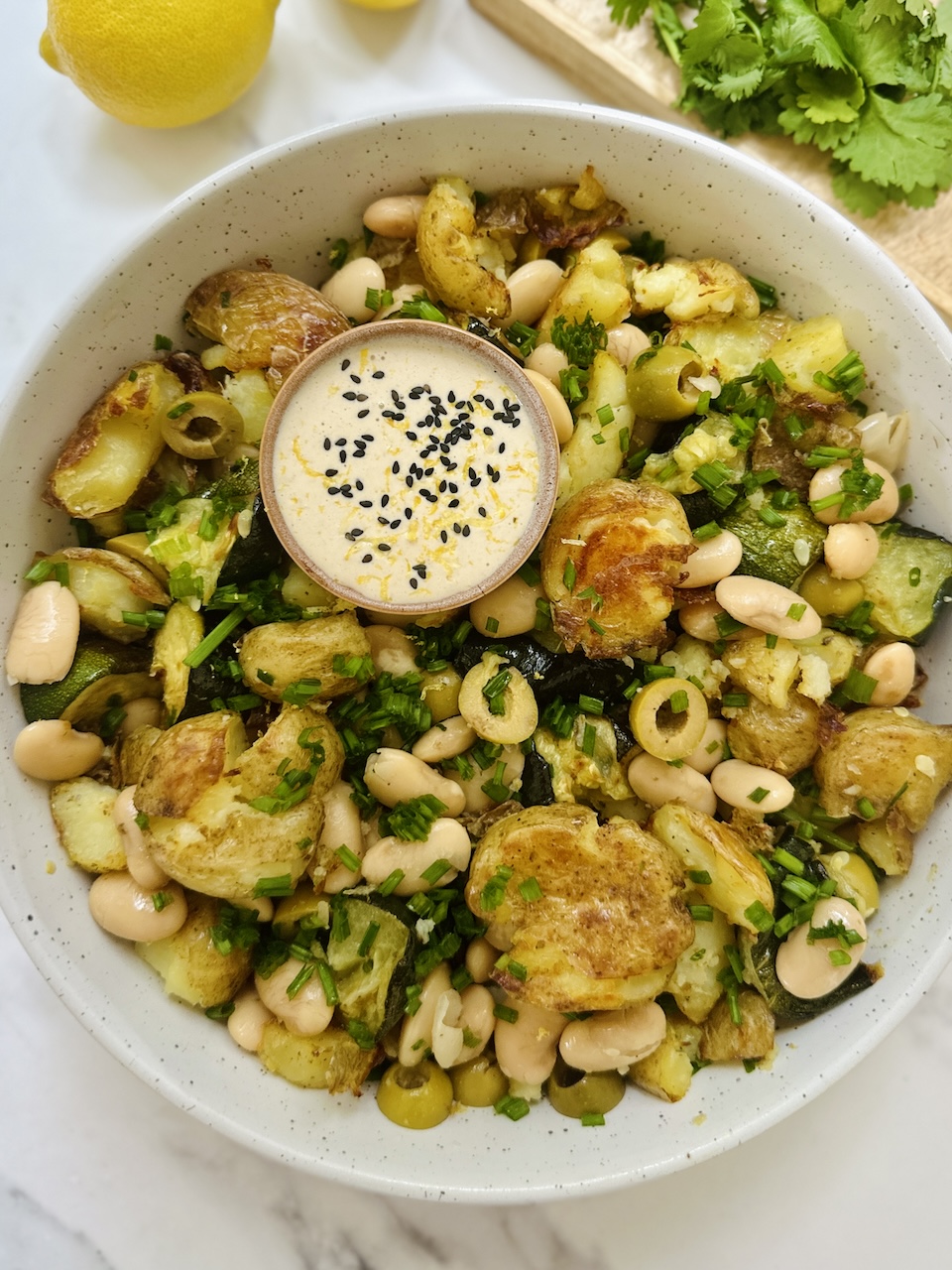 Smashed Potato Salad