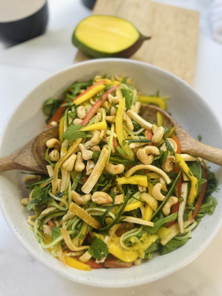 tofu mango salad