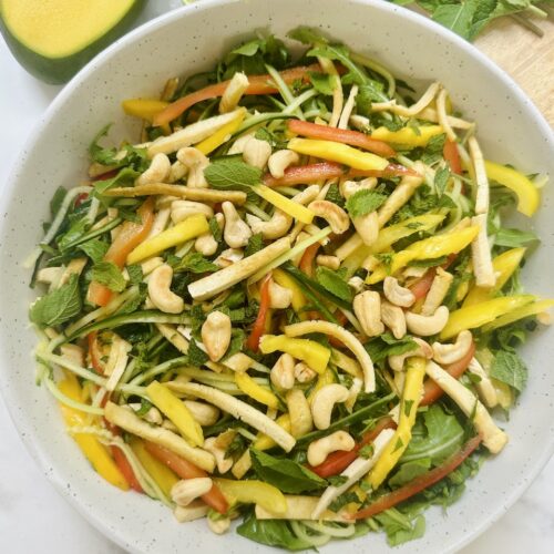 tofu mango salad