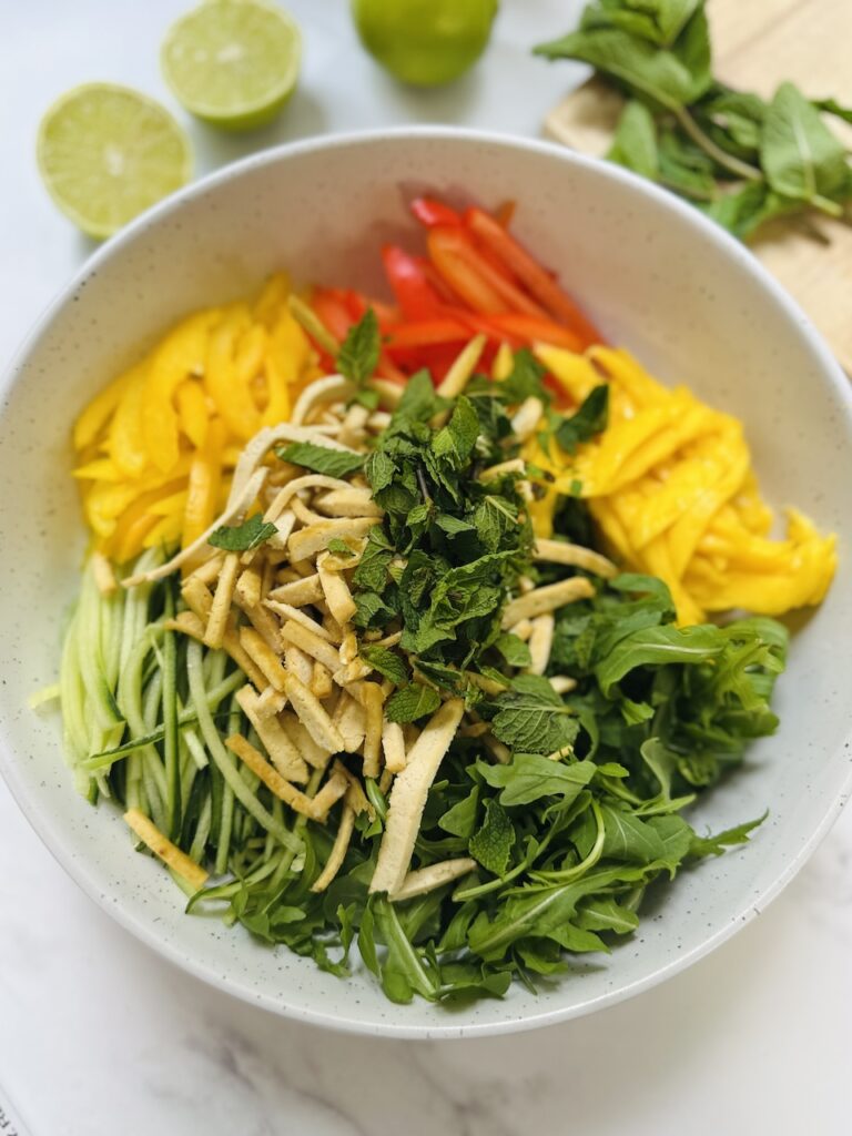 tofu mango salad