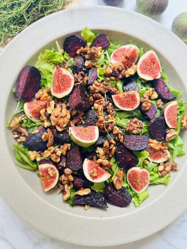 Roasted Beetroot Salad with Figs 