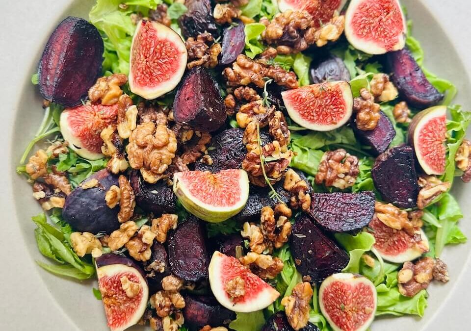 Roasted Beetroot Salad with Figs 