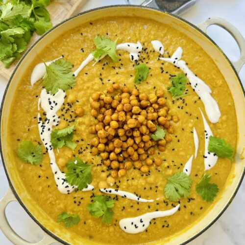 coconut chickpea dahl