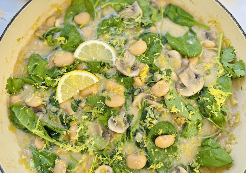 Lemon Miso Butter Beans