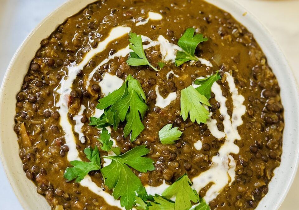 Black Lentil Soup