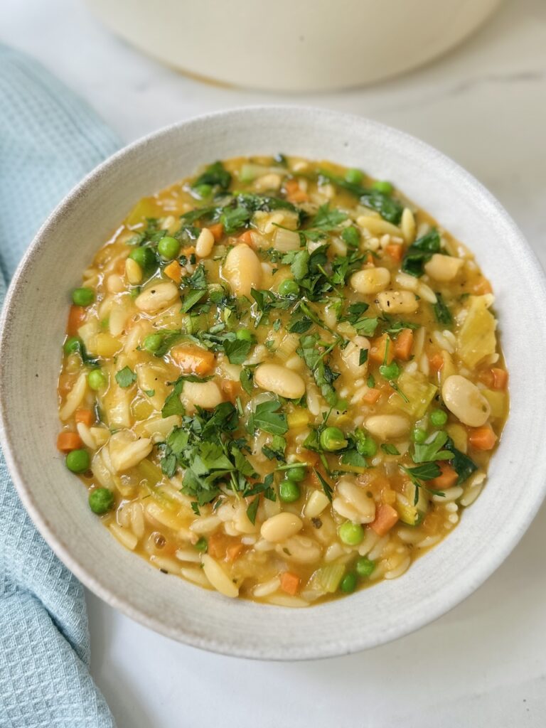 spring minestrone soup